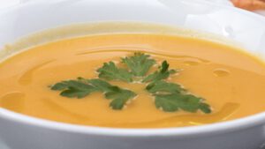 Pumpkin, Coconut and Red Lentils Soup (Vegan)