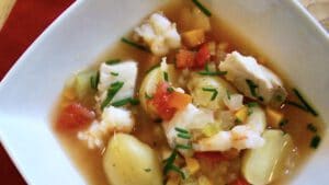 Icelandic style fish stew