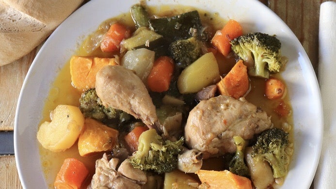 Chicken Stew with Winter Vegetables