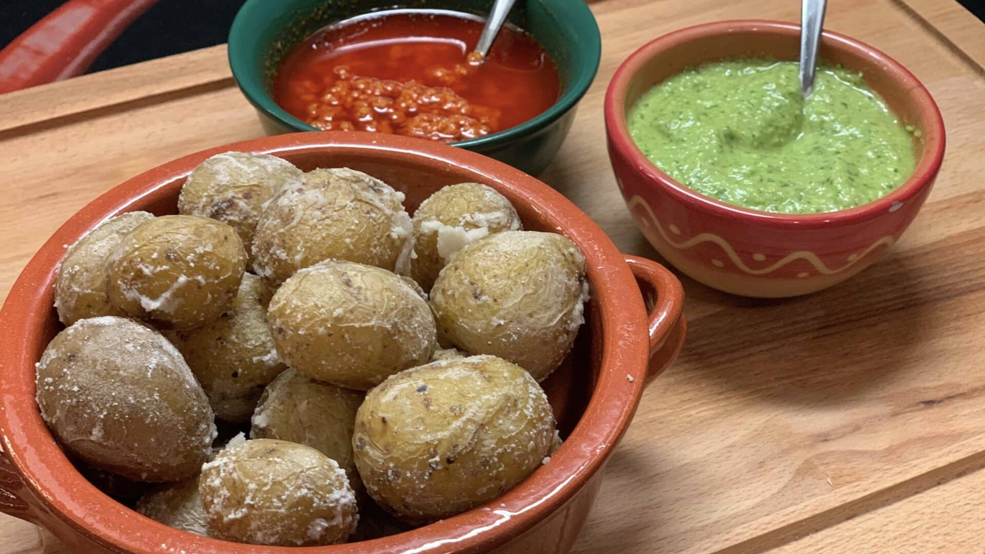 Papas arrugadas con Mojo (Vegano) Saladmaster - Elipsu